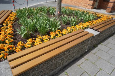 Almanya'da açık tüm eğlence için bakımlı park