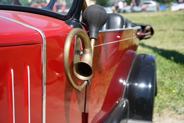 Detalles Coches Antiguos Una Exposición Coches Antiguos Baviera — Foto de Stock