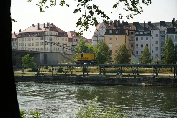 Regensburg Bavyera Çok Iyi Korunmuş Eski Bir Kasaba Birçok Kilisesi — Stok fotoğraf