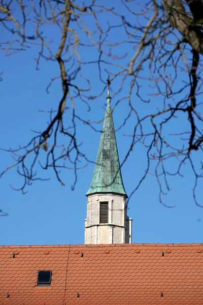 Regensburg นเม องในบาวาเร องเก บการอน นอย างด และโบสถ มากมาย — ภาพถ่ายสต็อก