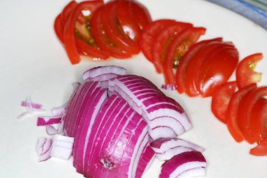 Makro mercekli soğan en iyi kalitede fotoğraflandı