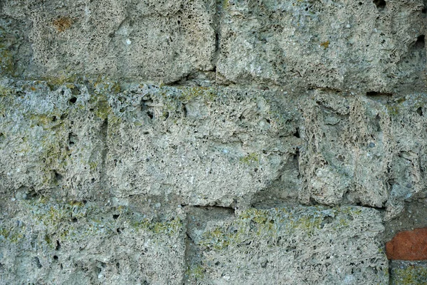 Kunstvoll Gebaute Mauer Mit Naturstein — Stockfoto