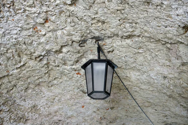 Staré Lampy Cestě Které Jsou Stále Provozu — Stock fotografie