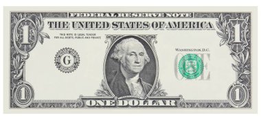 Bir dolar fatura açık tasarlamak çerçeve ile üzerine beyaz izole tasarımı için