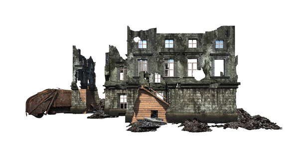 Руины зданий
