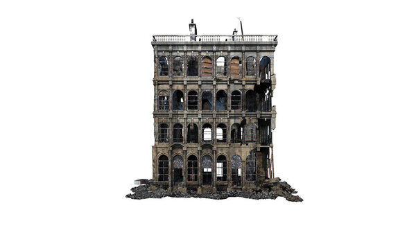 Руины зданий
