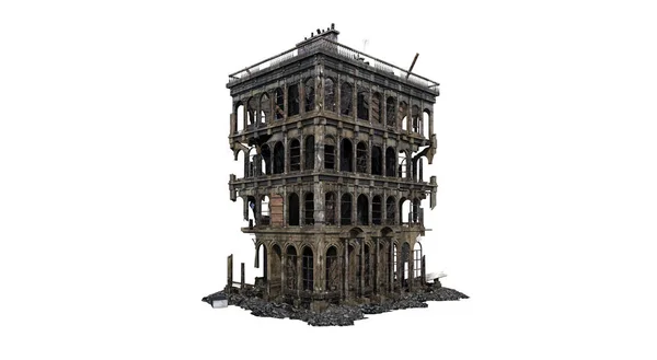 Gebouw ruïnes — Stockfoto