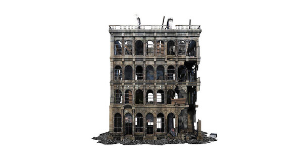 Руины зданий
