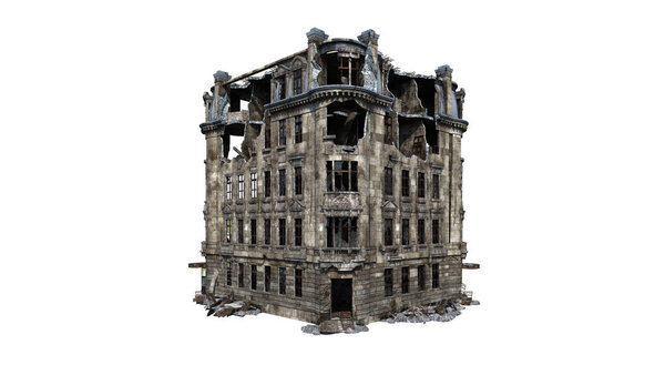 Руины зданий
