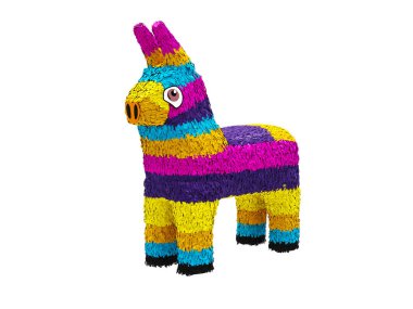 Renkli Pinata, ön açı görünümü