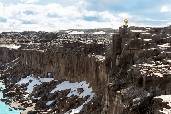 旅行到冰岛的山 冰岛的风景 — 图库照片