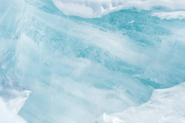 Sfondo naturale astratto ghiaccio blu. Elementi di ghiacciaio. Primo piano — Foto Stock