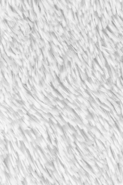 Kabarık ekose polyester uzun yığın gri ile. Rahat ev tekstili. Arka plan, doku