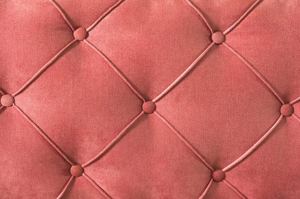 Close-up Furniture fittings - backrest upholstered sofa. Abstract texture design