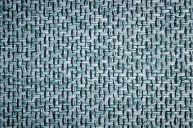 Dokulu arka plan yüzeyi Tekstil döşemelik mobilya yakın çekim. gri mavi renk kumaş yapısı