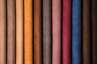 Hacimsel arka plan Tekstil mobilya döşeme desenleri çok renkli çizgili. Ev konfor kavramı