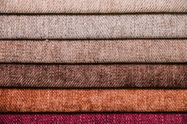 Hacimsel arka plan Tekstil mobilya döşeme desenleri çok renkli çizgili. Ev konfor kavramı