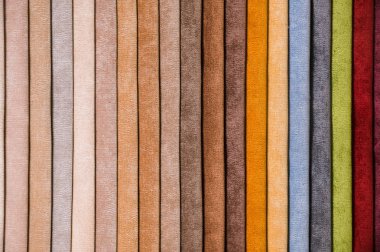 Hacimsel arka plan Tekstil mobilya döşeme desenleri çok renkli çizgili. Ev konfor kavramı