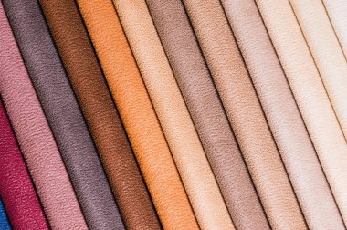 Tekstil dokuları kumaş mobilya dekorasyon hatları örnekleri bir dizi. Çok renkli çizgili döşeme. Lüks bir iç stil için ton. Soyut arka plan