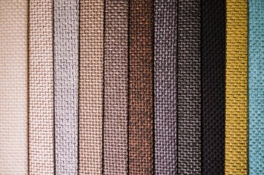 Hacimsel arka plan Tekstil mobilya döşeme desenleri çok renkli çizgili. Ev konfor kavramı