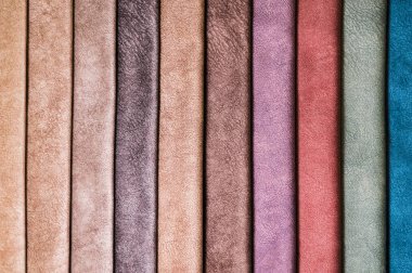 Hacimsel arka plan Tekstil mobilya döşeme desenleri çok renkli çizgili. Ev konfor kavramı