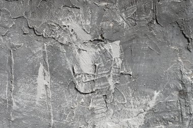 Alçı taşı ya da alçıtaşının duvardaki çatlak alçı dokusu kalın bir katmandır. Gradyan gri macun duvar arkaplanı