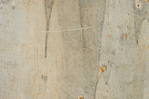 Beige faded. Texture of stained metal surface with cracked paint with cracked paint. Finely detailed background — Stock Photo, Image