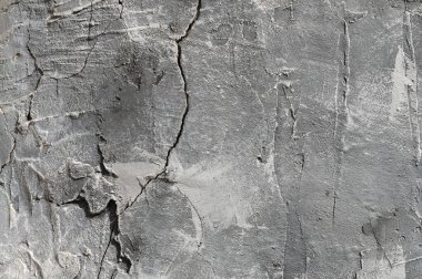 Alçı taşı ya da alçıtaşının duvardaki çatlak alçı dokusu kalın bir katmandır. Gradyan gri macun duvar arkaplanı