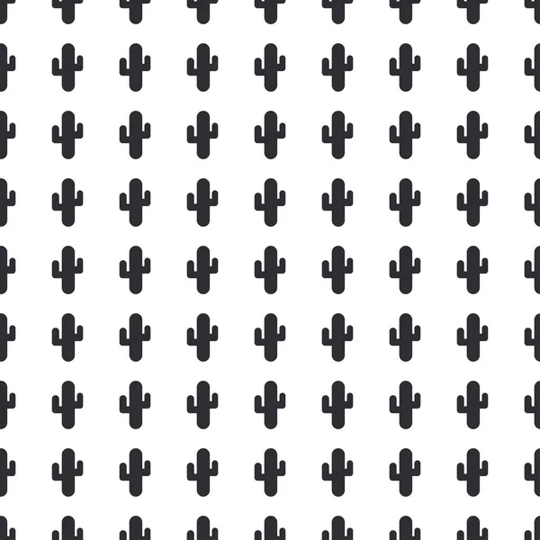 Абстрактный вектор бесшовный геометрический узор символический упрощенный силуэт кактуса. Упрощенный орнамент пустыни. Декорации фона. Праздничная текстура. Векторная иллюстрация ткани, оберточная подарочная бумага — стоковый вектор