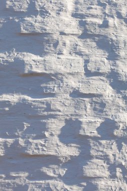 Eski beyaz tuğla duvar, metin, arka plan için yer