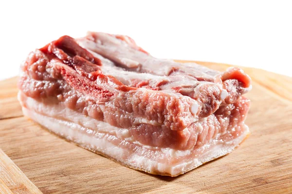 Gran Trozo Tocino Con Carne — Foto de Stock