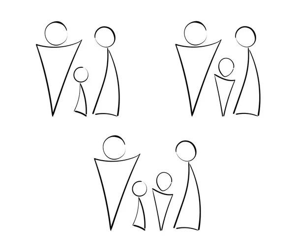 Çocuklu kontur aile