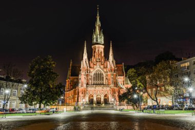 Joseph Kilisesi - Krakow, Polonya Orta-Güney kesiminde tarihi Roma Katolik Kilisesi. 1905-1909 yıl yapıldı