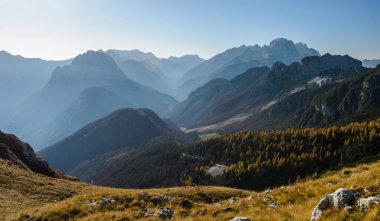 Mangart Dağı, Triglav Ulusal Parkı, Julian Alps, Slovenya