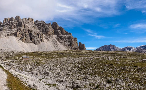 Drei Zinnen Sind Drei Der Berühmtesten Gipfel Der Dolomiten Den — Stockfoto