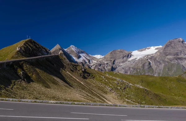 Droga Alpejska Grossglockner High Grossglockner Hochalpenstrasse Droga Wysokogórska Alpach Austriackich — Zdjęcie stockowe