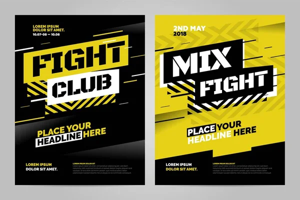 Vector layout design template for sport