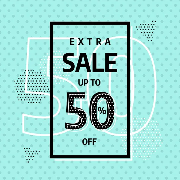 Satış banner şablon tasarımı. Özel indirim.