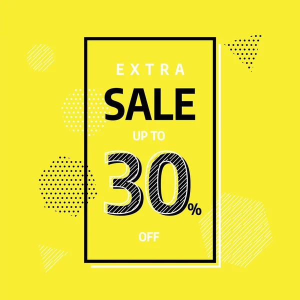 Satış banner şablon tasarımı. Özel indirim.