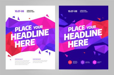 Vektör düzeni tasarım şablonu için olay. EPS 10.