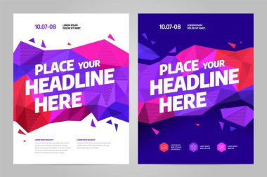 Vektör düzeni tasarım şablonu için olay. EPS 10.