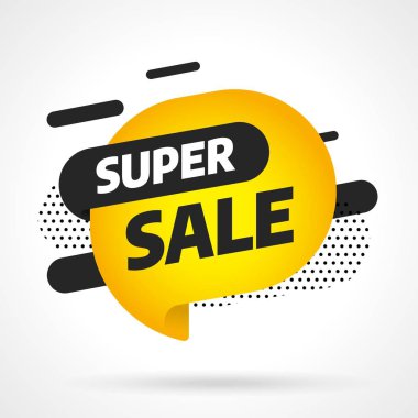 Satış afişi şablonu tasarımı. Özel fiyat. Vektör illüstrasyonu.