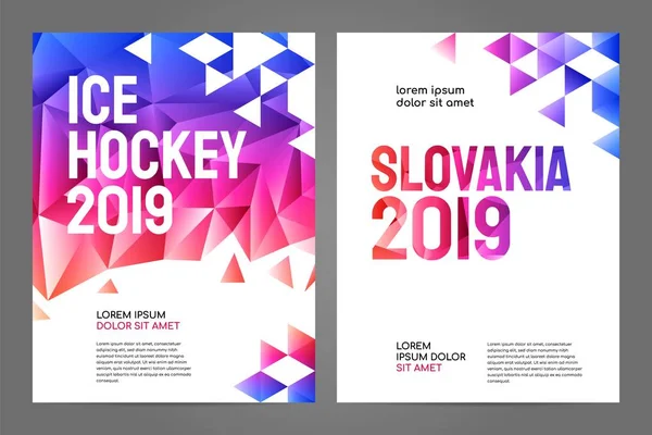 2019 spor olayı için poster şablonu tasarımı