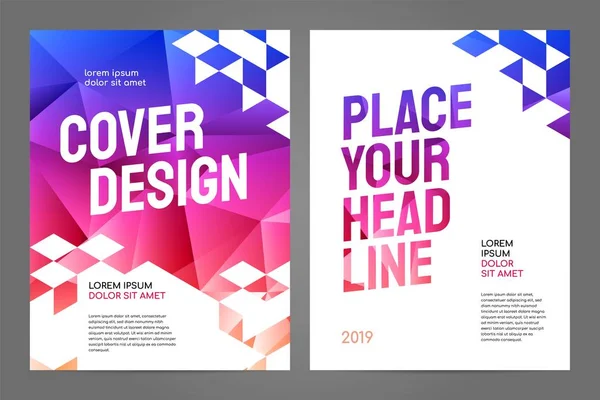 Design de modelo de cartaz de layout para evento esportivo 2019 — Vetor de Stock