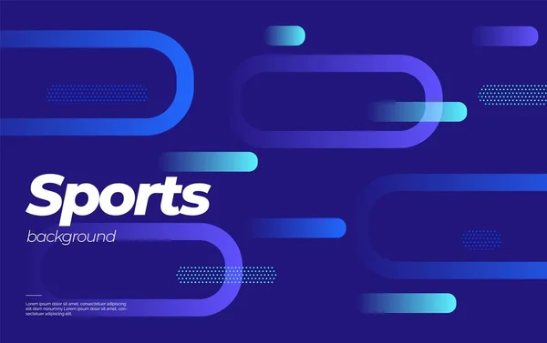 Design de modelo de cartaz de layout para evento esportivo —  Vetores de Stock