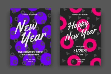 Mutlu yıllar 2021 ve mutlu Noeller. Düzen şablonu.