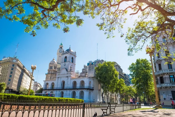 Ville Buenos Aires Par Une Journée Ensoleillée Été Argentine — Photo