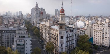 Buenos Aires şehrinin hava manzarası. Arjantin