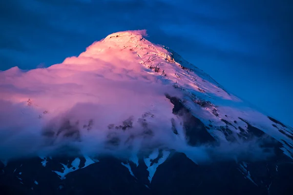 Osorno Vulkán Naplementekor Chile — Stock Fotó