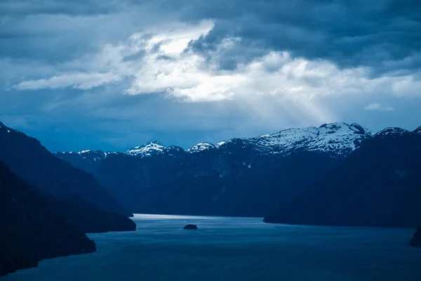 Der See Nahuel Huapi Und Die Berge Der Nähe Der — Stockfoto